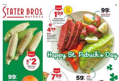 Stater Bros. (CA) Weekly Ad Flyer March 8 to March 15