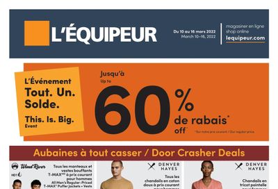 L'Équipeur Flyer March 10 to 16
