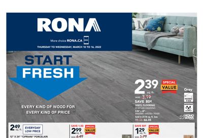 Rona (ON) Flyer March 10 to 16