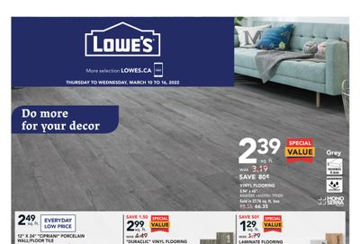 Lowe's Flyer March 10 to 16