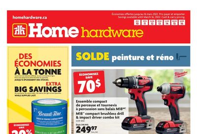 Home Hardware (QC) Flyer March 10 to 16