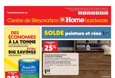 Home Hardware Building Centre (QC) Flyer March 10 to 16