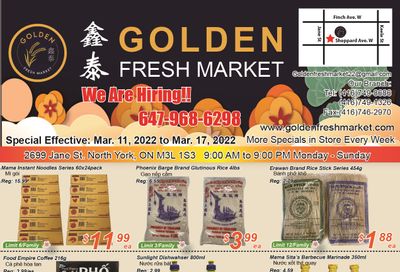 Golden Fresh Market Flyer March 11 to 17