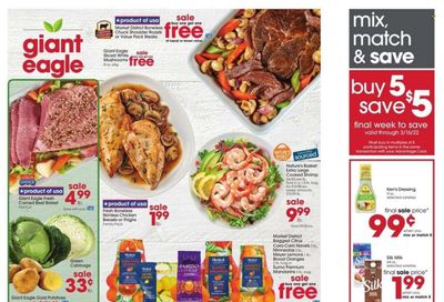 Giant Eagle (OH, PA) Weekly Ad Flyer March 10 to March 17