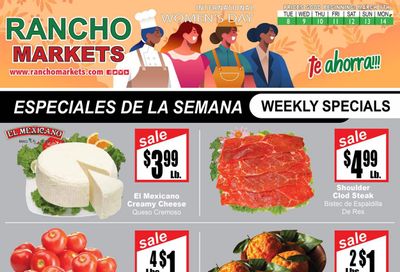 Rancho Markets (UT) Weekly Ad Flyer March 10 to March 17