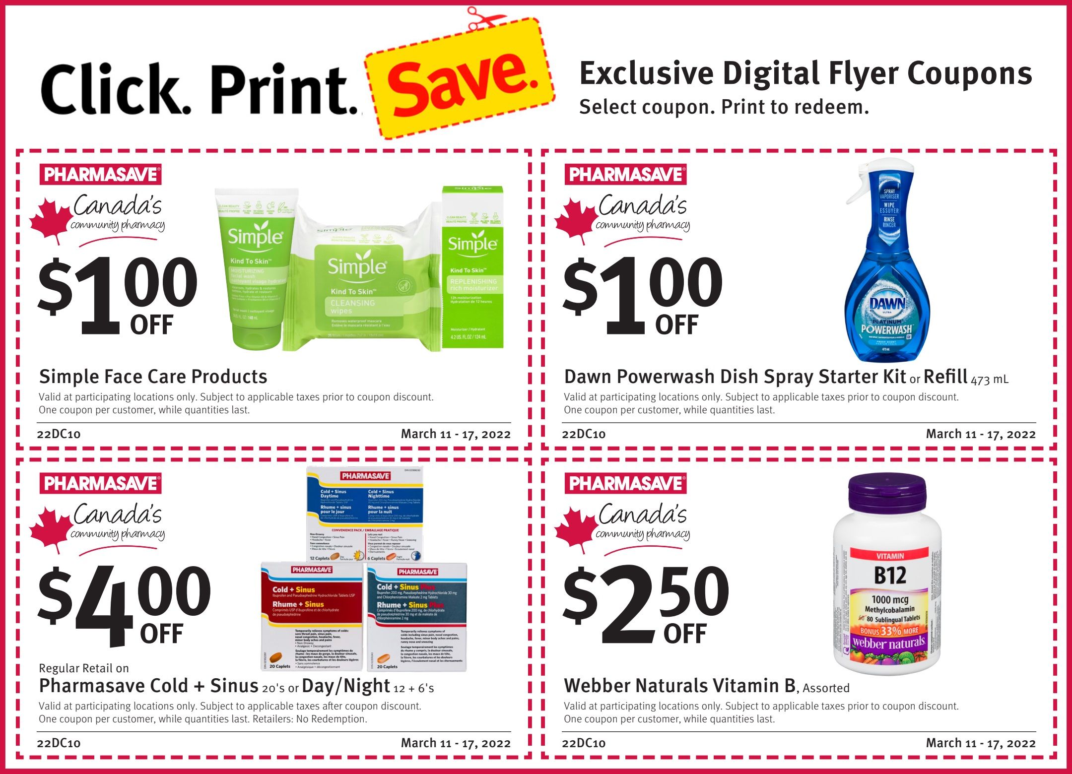 Pharmasave (ON) Flyer March 11 to 17