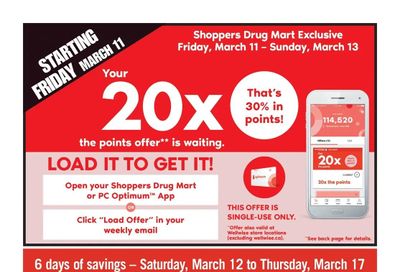 Shoppers Drug Mart (West) Flyer March 12 to 17