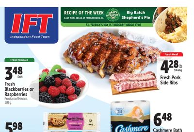IFT Independent Food Town Flyer March 11 to 17