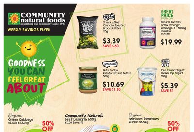 Community Natural Foods Flyer March 10 to 16