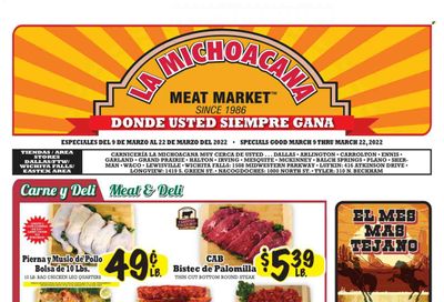 La Michoacana Meat Market (TX) Weekly Ad Flyer March 10 to March 17