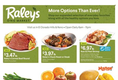 Raley's (CA, NV) Weekly Ad Flyer March 10 to March 17