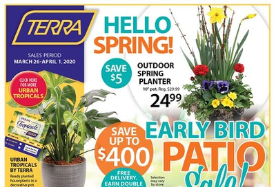 Terra Greenhouses Flyer March 26 to April 1