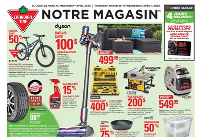 Canadian Tire (QC) Flyer March 26 to April 1