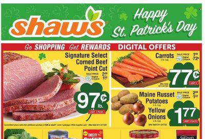 Shaw’s (MA, ME, NH, RI, VT) Weekly Ad Flyer March 10 to March 17
