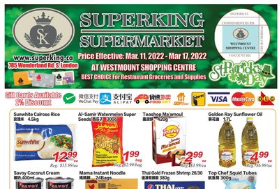 Superking Supermarket (London) Flyer March 11 to 17