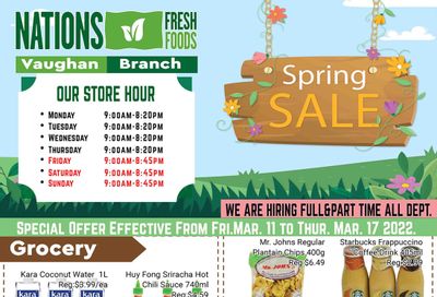 Nations Fresh Foods (Vaughan) Flyer March 11 to 17