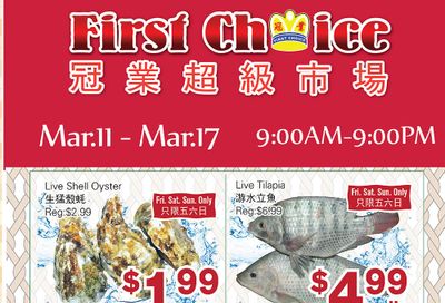 First Choice Supermarket Flyer March 11 to 17