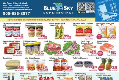 Blue Sky Supermarket (Pickering) Flyer March 11 to 17