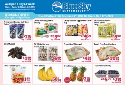Blue Sky Supermarket (North York) Flyer March 11 to 17 