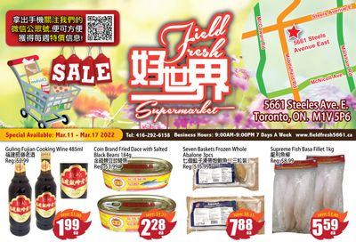 Field Fresh Supermarket Flyer March 11 to 17