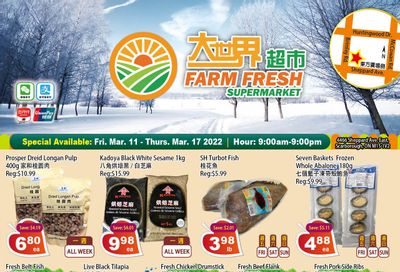 Farm Fresh Supermarket Flyer March 11 to 17