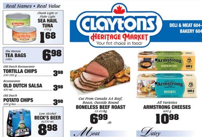 Claytons Heritage Market Flyer March 11 to 17