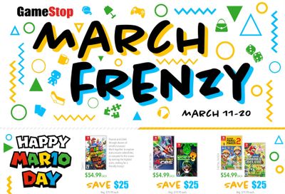 GameStop Flyer March 11 to 20