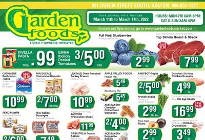 Garden Foods Flyer March 11 to 17