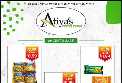 Atiya's Fresh Farm Flyer March 11 to 18