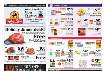 ShopRite (CT, DE, MD, NJ, NY, PA) Weekly Ad Flyer March 12 to March 19