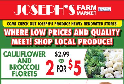 Joseph's Farm Market Flyer March 12 and 13