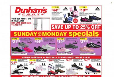 Dunham's Sports (WI) Weekly Ad Flyer March 14 to March 21