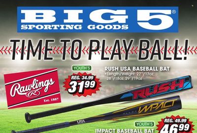 Big 5 (AZ, CA, CO, ID, NM, OR, UT, WA) Weekly Ad Flyer March 14 to March 21