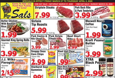 Sal's Grocery Flyer March 27 to April 2