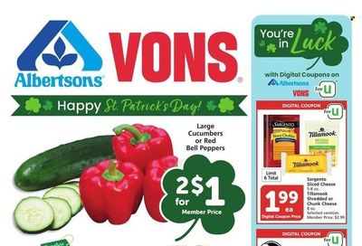 Albertsons (CA, ID, LA, MT, OR, TX, WA) Weekly Ad Flyer March 15 to March 22