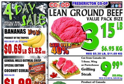 Fredericton Co-op Flyer October 24 to 30
