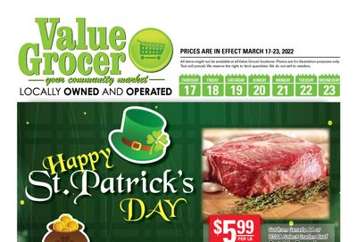 Value Grocer Flyer March 17 to 23