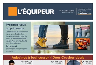 L'Équipeur Flyer March 17 to 30