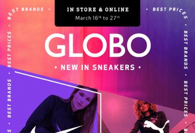 Globo Shoes Flyer March 16 to 27