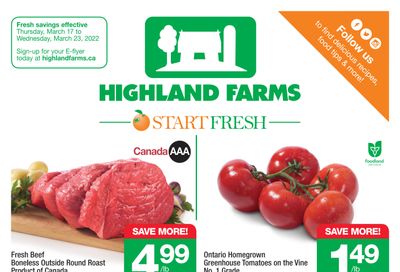 Highland Farms Flyer March 17 to 23