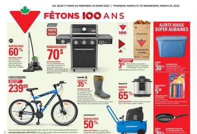 Canadian Tire (QC) Flyer March 17 to 23