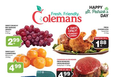Coleman's Flyer March 17 to 23