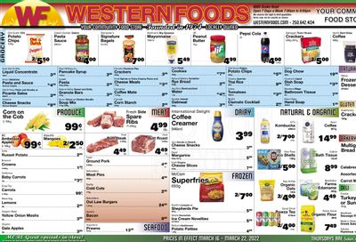 Western Foods Flyer March 16 to 22