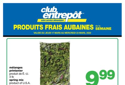 Wholesale Club (QC) Fresh Deals of the Week Flyer March 17 to 23