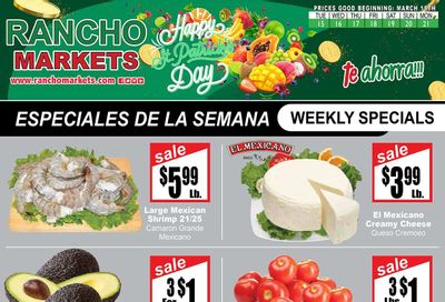 Rancho Markets (UT) Weekly Ad Flyer March 16 to March 23