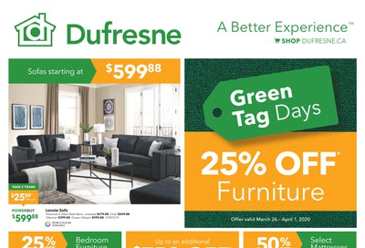 Dufresne Flyer March 26 to April 1
