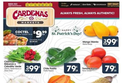 Cardenas (CA, NV) Weekly Ad Flyer March 16 to March 23