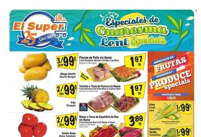 El Super (CA, NM, NV, TX) Weekly Ad Flyer March 16 to March 23