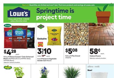 Lowe's Weekly Ad Flyer March 16 to March 23