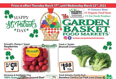 The Garden Basket Flyer March 17 to 23